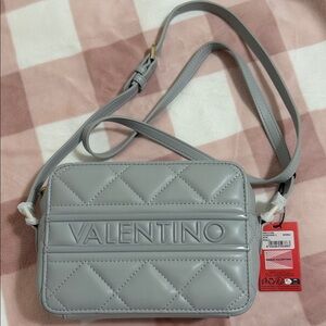 Valentino Ada Perla Quilted Camera Crossbody Bag